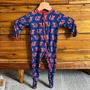 KicKee Pants Fox 🦊 Print Footie Pajamas